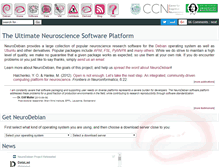 Tablet Screenshot of neuro.debian.net