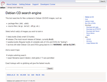 Tablet Screenshot of cdimage-search.debian.org
