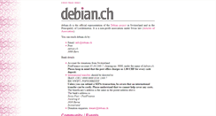 Desktop Screenshot of debian.ch