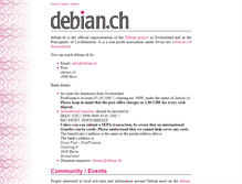 Tablet Screenshot of debian.ch