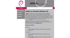 Desktop Screenshot of debian.cz