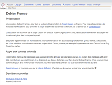 Tablet Screenshot of france.debian.net