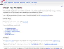 Tablet Screenshot of nm.debian.org