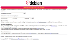Tablet Screenshot of packages.qa.debian.org