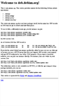 Mobile Screenshot of http.debian.net