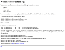 Tablet Screenshot of http.debian.net