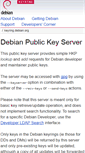 Mobile Screenshot of keyring.debian.org