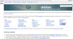 Desktop Screenshot of debian.org