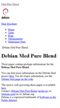 Mobile Screenshot of debian-med.debian.net