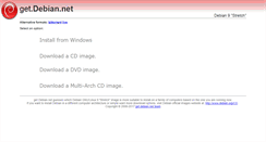 Desktop Screenshot of get.debian.net
